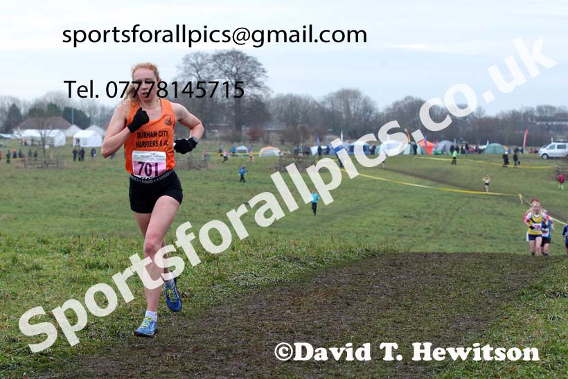 Senior women, 2021 North Eastern Cross Country Championships, Sedgefield. Photo: David T. Hewitson/Sports for All Pics